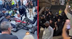 protesters beaten arrested Meme Template