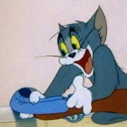 tom cat meme happy Meme Template