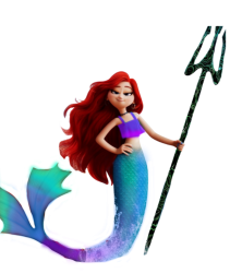 Chelsea Van Der Zee as Ariel 2023 Meme Template