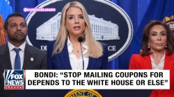 Pam Bondi Depends Trump Threat Meme Template