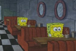 Lonely Spongebobs Meme Template