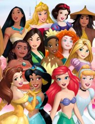 2024 redesign Disney Princesses Meme Template