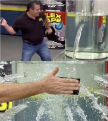 flex seal more leaks Meme Template