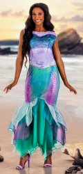 Ariel Little Mermaid Women's Deluxe Costume Small Meme Template