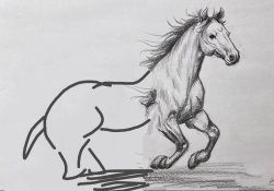 Reverse horse bad drawing Meme Template