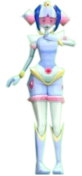Princess Guinevere in Her Racer Outfit from Glitch Kart Meme Template
