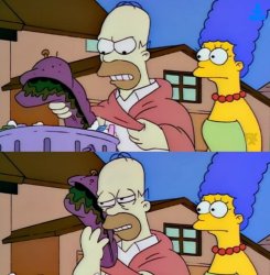 Homero enojado barcelona Meme Template