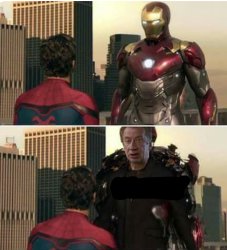Iron Man Rent Meme Template