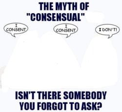 the myth of consensual Meme Template