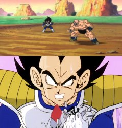 It's Over 9000 2 Panel Meme Template