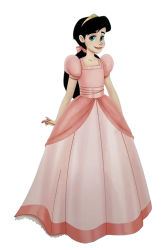 PNG Melody vestido rosa - La Sirenita 2 Meme Template