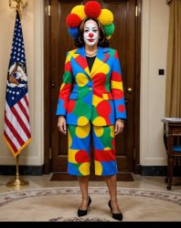 Kamala Harris clown Meme Template