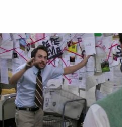 crazy guy explaining Meme Template