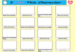 I like this character Meme Template