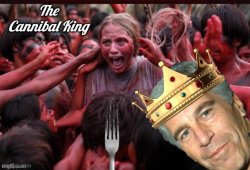 Jeff Epstein Cannibal King Meme Template