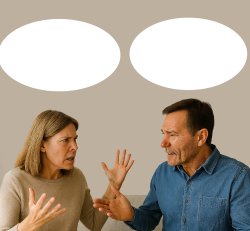 couple talking Meme Template