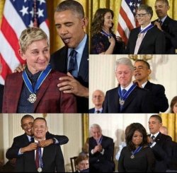 Obama's Presidential Pedophile Medal Meme Template