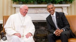 Obama and Pope Francis Meme Template