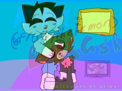 Oggy comforting Sleepy Jack Meme Template
