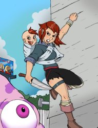 Cherie and his baby daughter Pezlie Meme Template