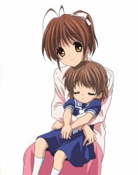 Nagisa Furukawa and his daughter Ushio Okazaki Meme Template