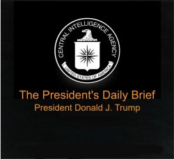 CIA daily brief - Donald Trump Meme Template