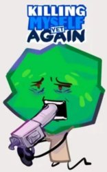 tree killing himself with a gun Meme Template