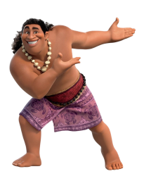 Moni the Storyteller in Motunui and a superfan of Maui's Meme Template