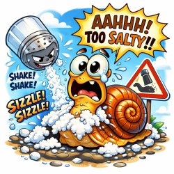 snail with salt Meme Template