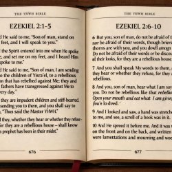 Ezekiel 2:1-5, 6-10, using YHWH Bible Meme Template