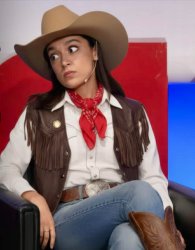 AOC talks about origen of cowboys 1 Meme Template