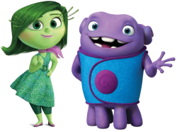 Disgust is from Inside Out Oh is from Home Meme Template