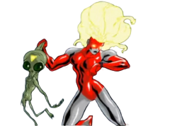 Super Coca Cola Woman Vs Alien Meme Template
