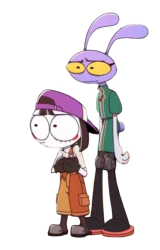 Pomni and Jax from Knights Of Guinevere Meme Template