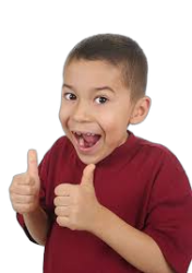 Thumbs up kid transparent Meme Template