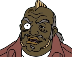 ”Fish-Man Hunter” Uncle Ruckus ( No Relation ) Meme Template