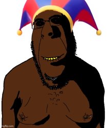 Black Pomni 4.0 Meme Template