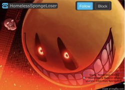 Homelessspongeloser announcement template Meme Template