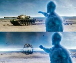 Dr Manhattan solving complex problems Meme Template