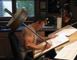 Dumbbell Pencil Meme Template