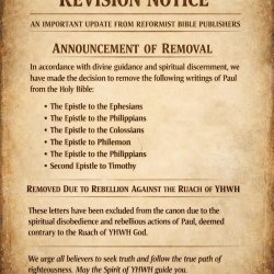 IF and WHEN REFORMIST BIBLE PUBLISHERS EXCLUDE all of Paul’s PRI Meme Template