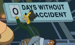 Zero Days Without Accident Meme Template