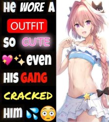 he wore a outfit so cute even his gang cracked him Meme Template