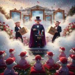 Trumppstein Smokes and Mirrors Meme Template