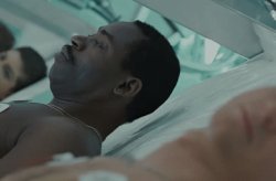 Guy waking up in the future Meme Template