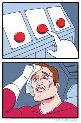 Choice confusion Meme Template