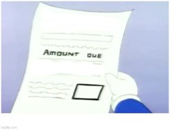 Mario's Phone Bill (Blank) Meme Template