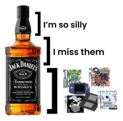 Jack Daniel's I'm So Silly Meme Template