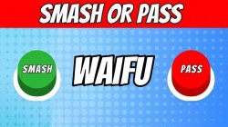 Smash Or Pass Waifu Meme Template