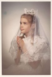 Praying Denise Richards Meme Template